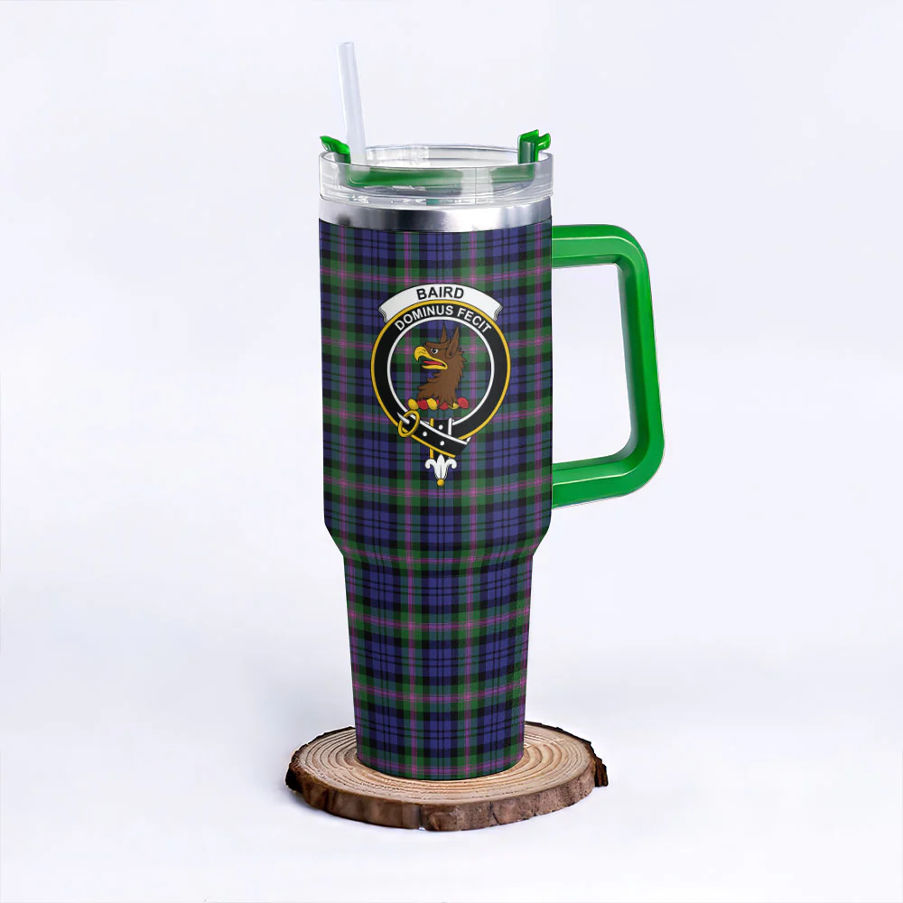 Scottish Baird Modern Clan Badge Tartan 40oz Tumbler - Image 8