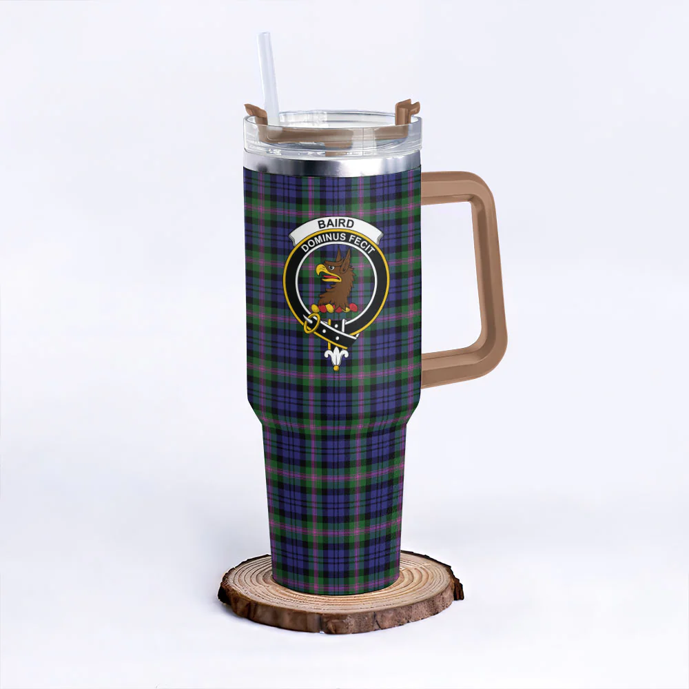 Scottish Baird Modern Clan Badge Tartan 40oz Tumbler - Image 9