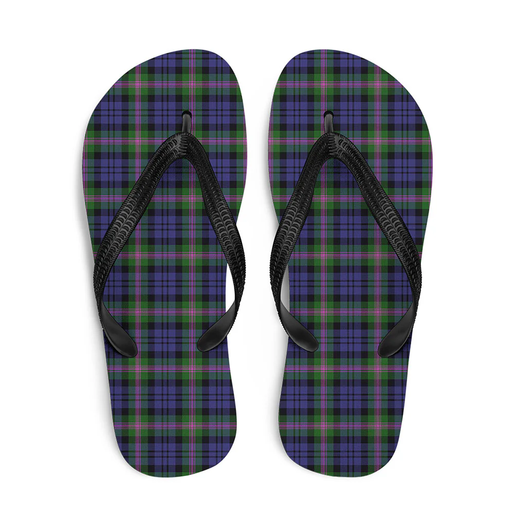 Scottish Baird Modern Clan Badge Tartan Flip Flops
