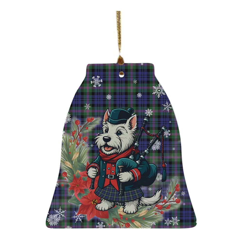Scottish Baird Modern Tartan Ceramic Ornament Cute Scottish Terrier Dog - Image 4