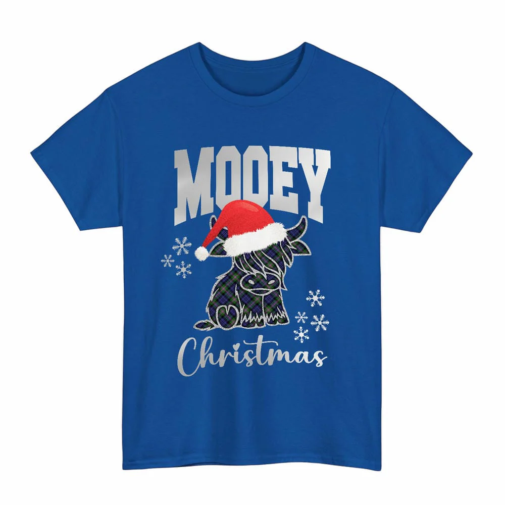 Scottish Baird Modern Clan Tartan Unisex T-Shirt - Mooey Christmas - Image 5