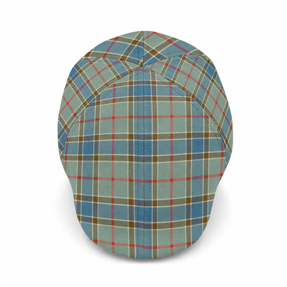 Scottish Balfour Blue Clan Badge Tartan Ivy Cap - Image 2