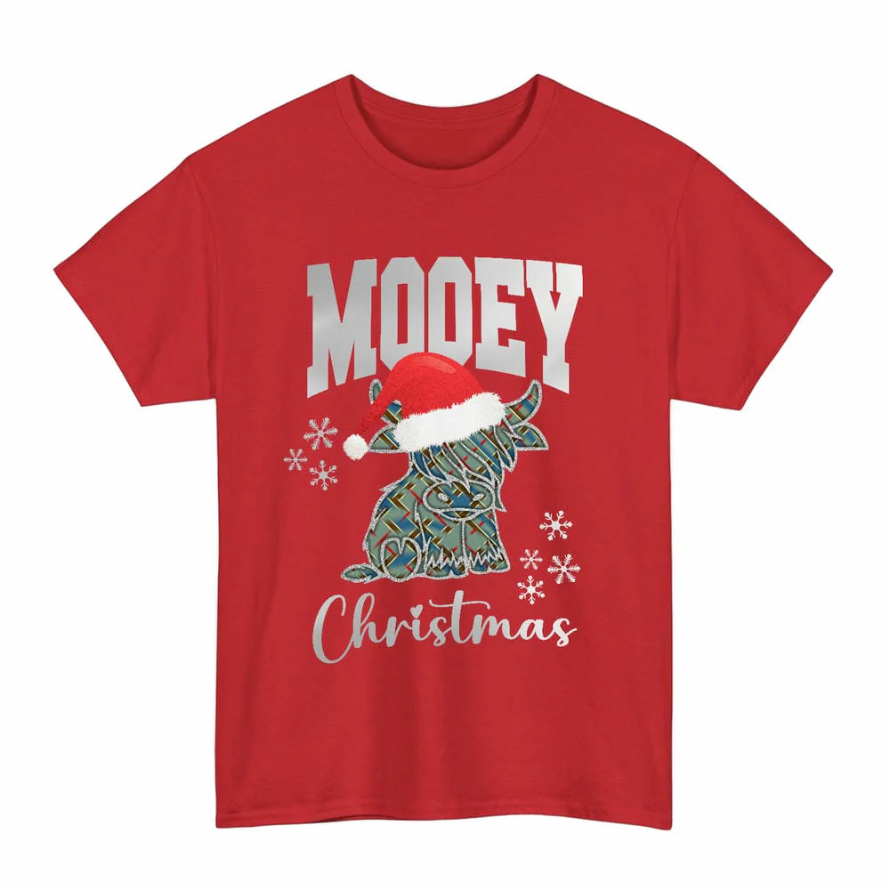 Scottish Balfour Blue Clan Tartan Unisex T-Shirt - Mooey Christmas - Image 3
