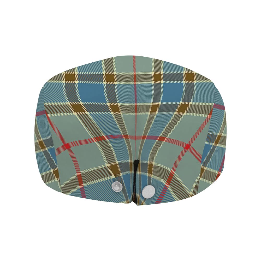 Scottish Balfour Clan Badge Tartan Flat Cap - Image 4