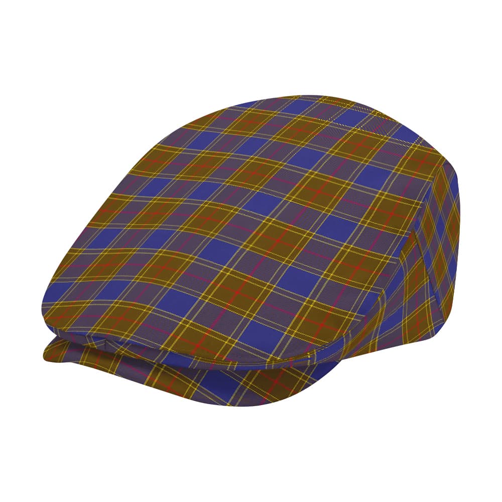 Scottish Balfour Modern Tartan Flat Cap - Image 2