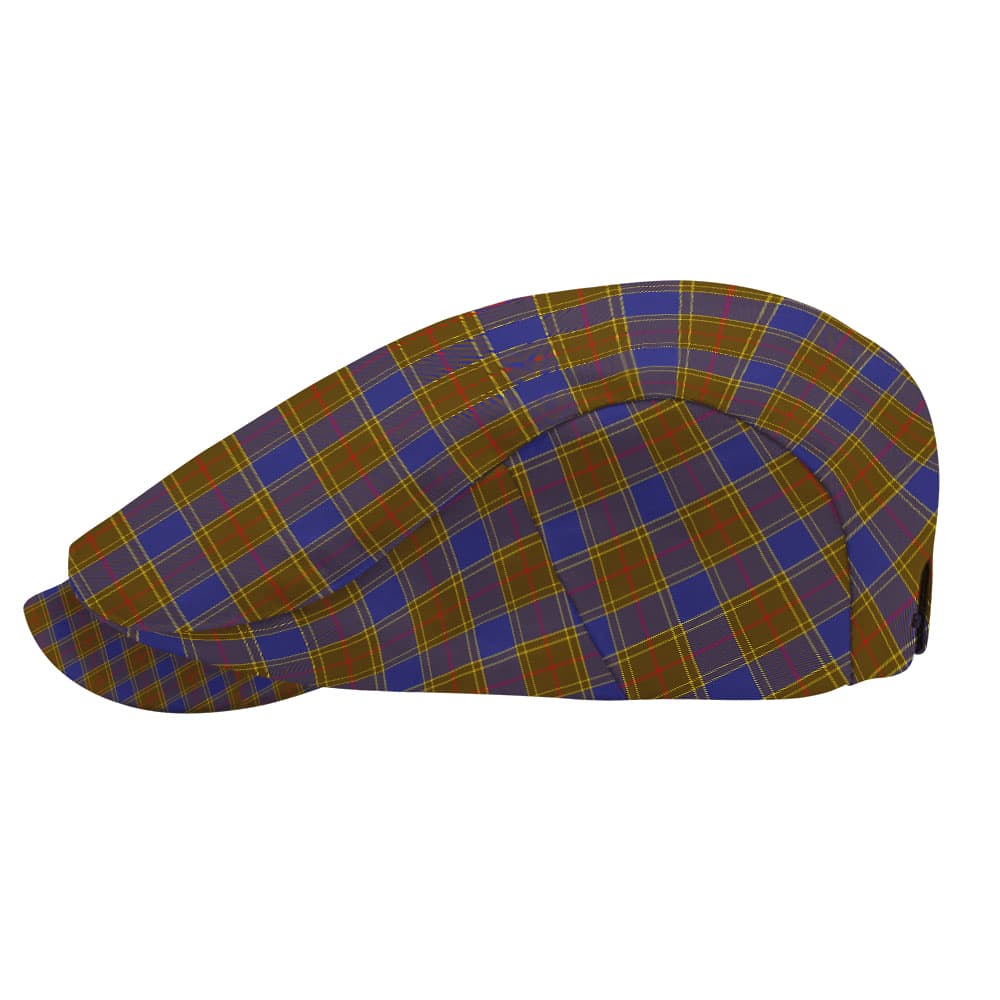 Scottish Balfour Modern Tartan Flat Cap - Image 3