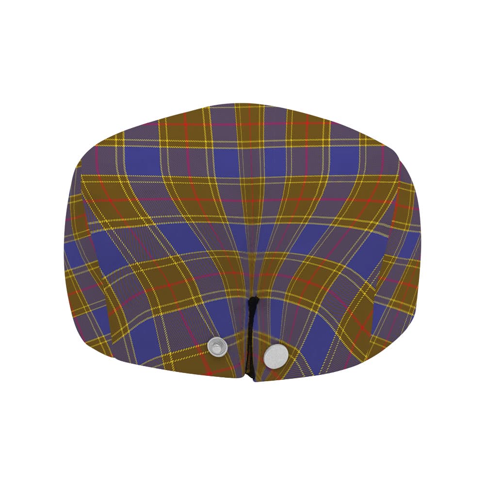 Scottish Balfour Modern Tartan Flat Cap - Image 4