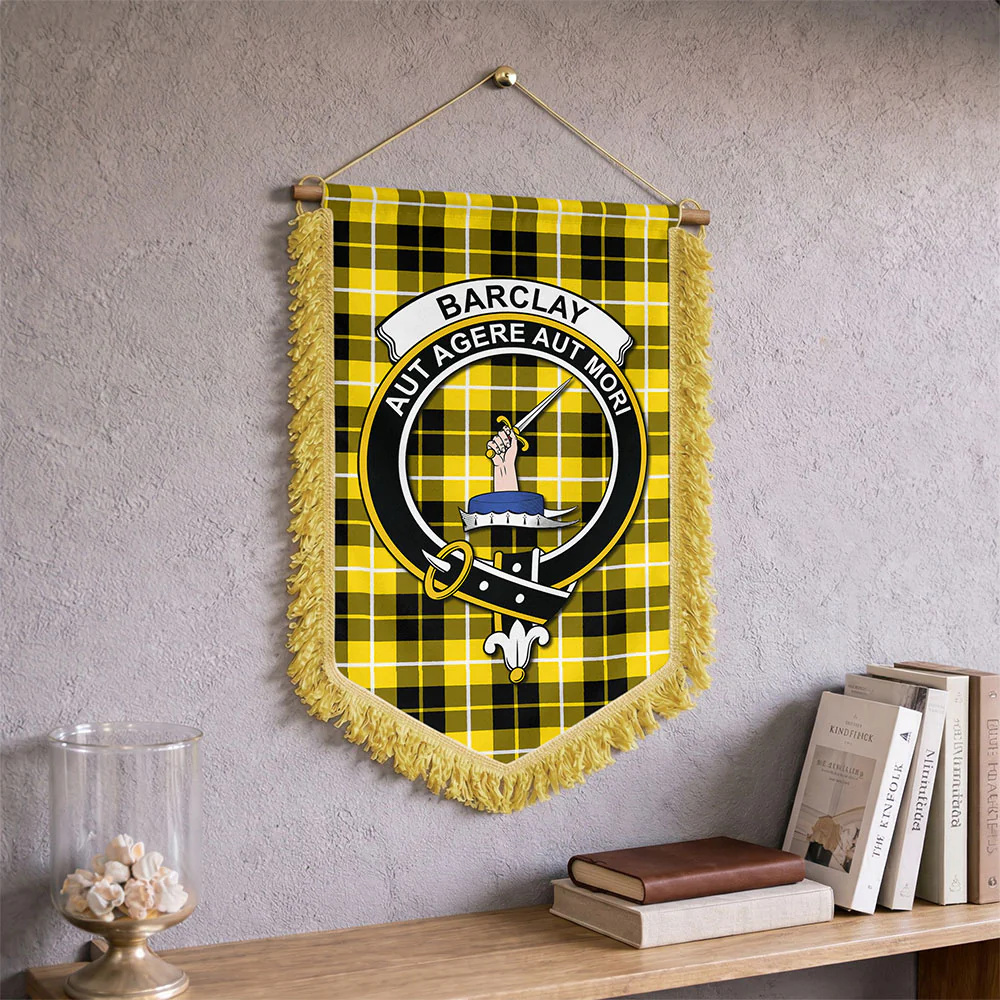 Scottish Barclay Dress Modern Clan Badge Tartan Wall Hanging Banner - Image 2