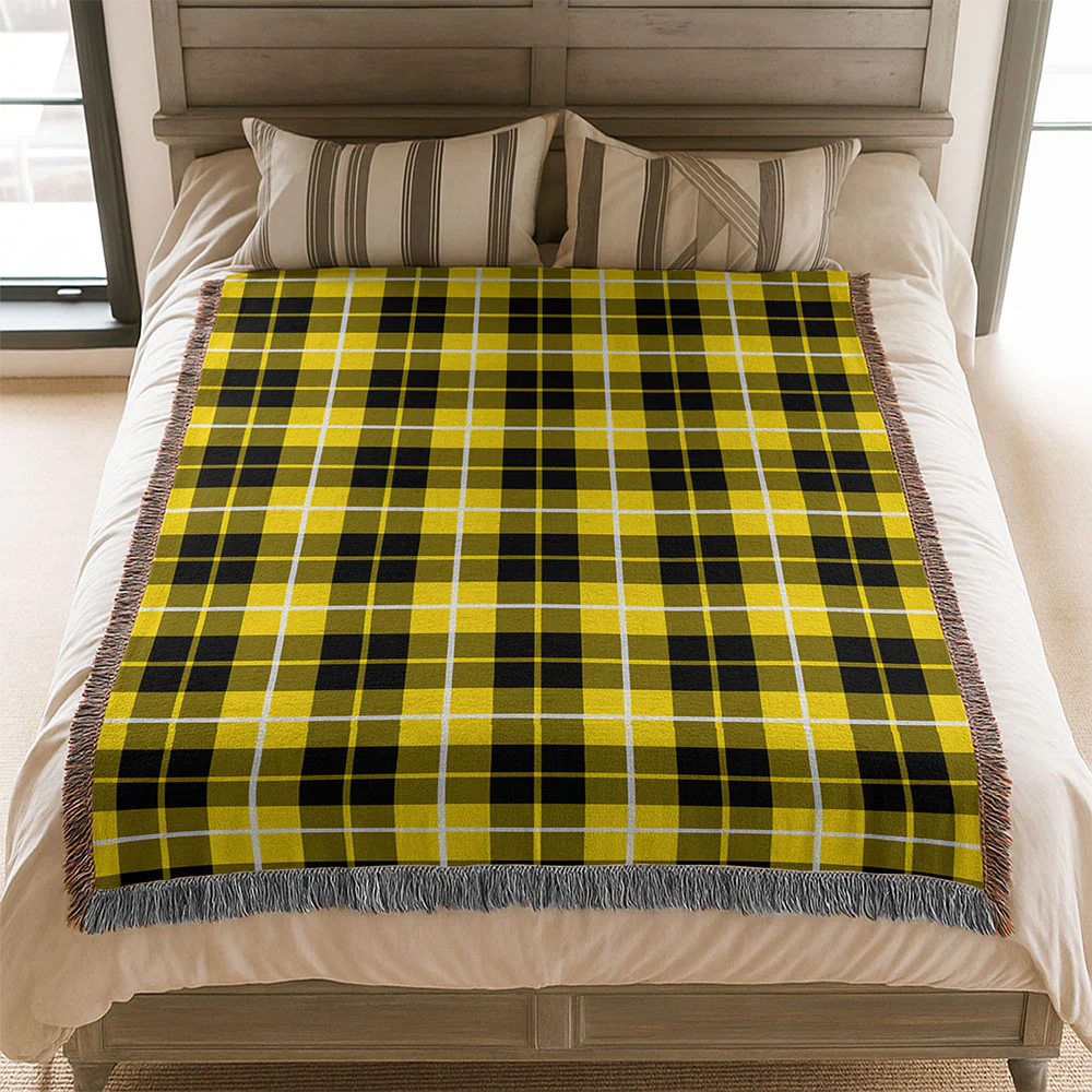 Scottish Barclay Dress Modern Clan Badge Tartan Woven Blanket - Image 3