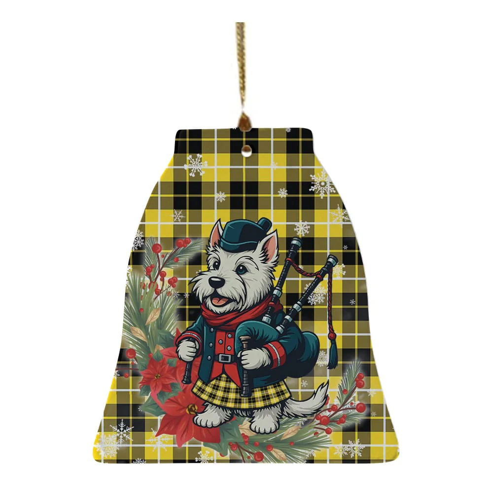 Scottish Barclay Dress Modern Tartan Ceramic Ornament Cute Scottish Terrier Dog - Image 4
