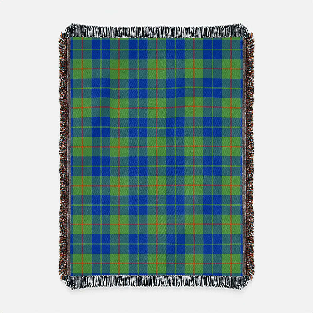 Scottish Barclay Hunting Ancient Clan Badge Tartan Woven Blanket