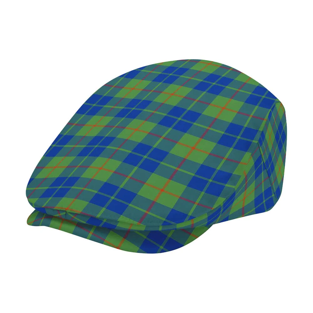 Scottish Barclay Hunting Ancient Tartan Flat Cap - Image 2