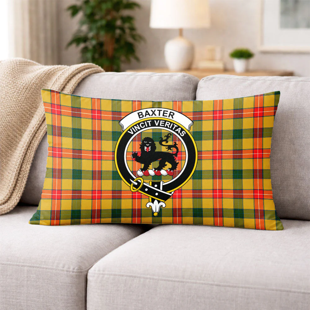 Scottish Baxter Clan Badge Tartan Pillow Case - Image 3