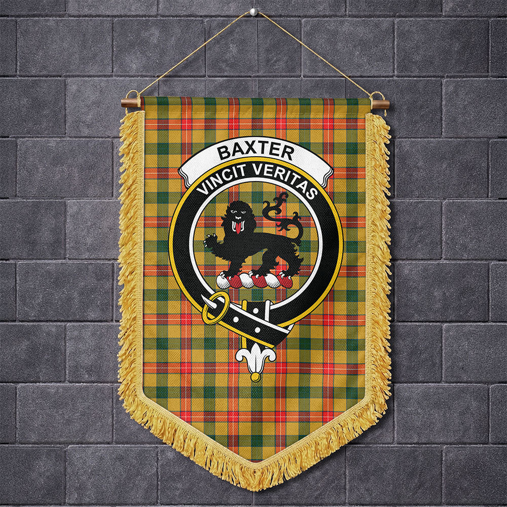 Scottish Baxter Clan Badge Tartan Wall Hanging Banner