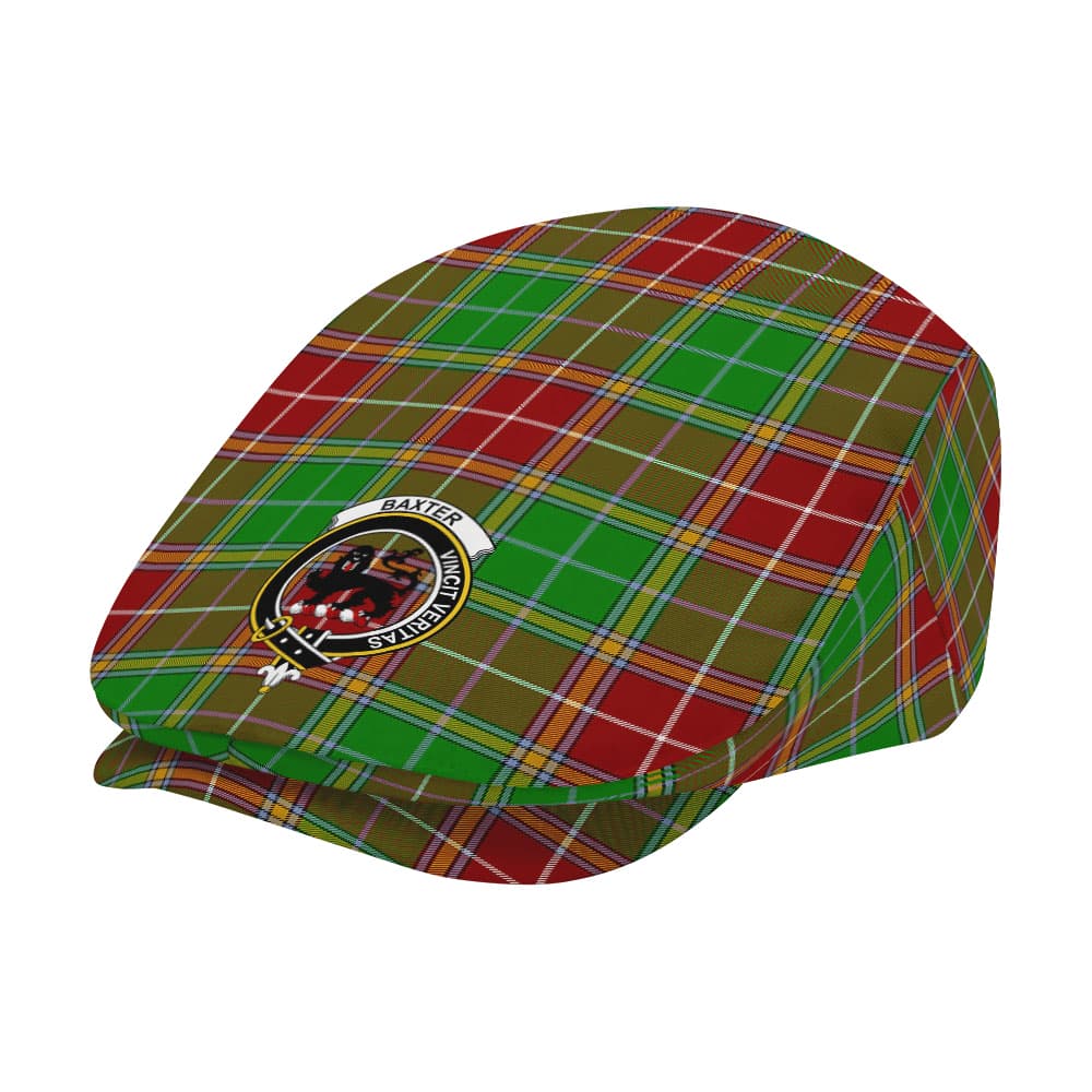 Scottish Baxter Clan Badge Tartan Flat Cap - Image 2