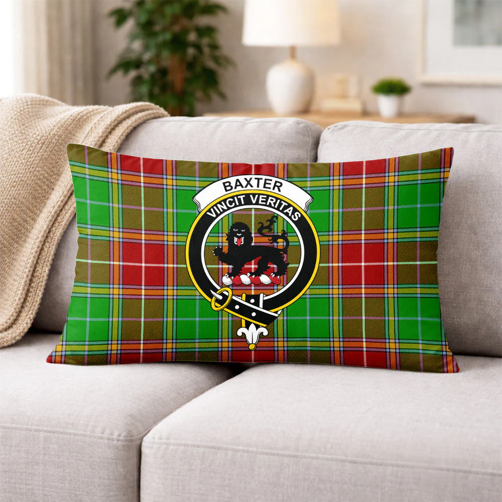 Scottish Baxter Modern Clan Badge Tartan Pillow Case - Image 3