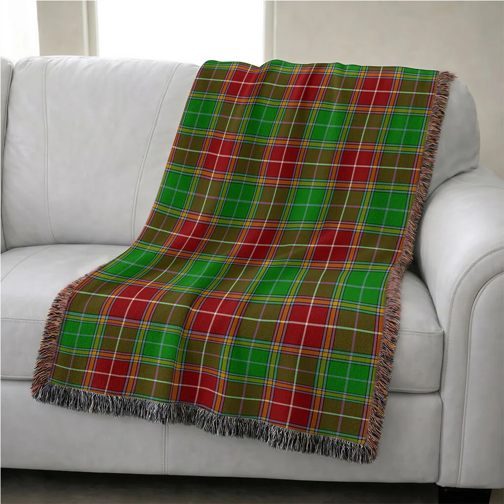 Scottish Baxter Modern Clan Badge Tartan Woven Blanket - Image 4