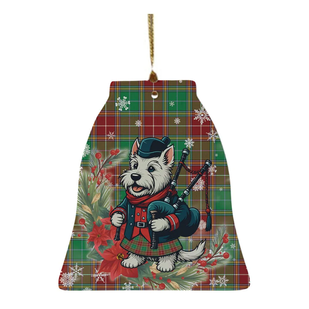 Scottish Baxter Modern Tartan Ceramic Ornament Cute Scottish Terrier Dog - Image 4