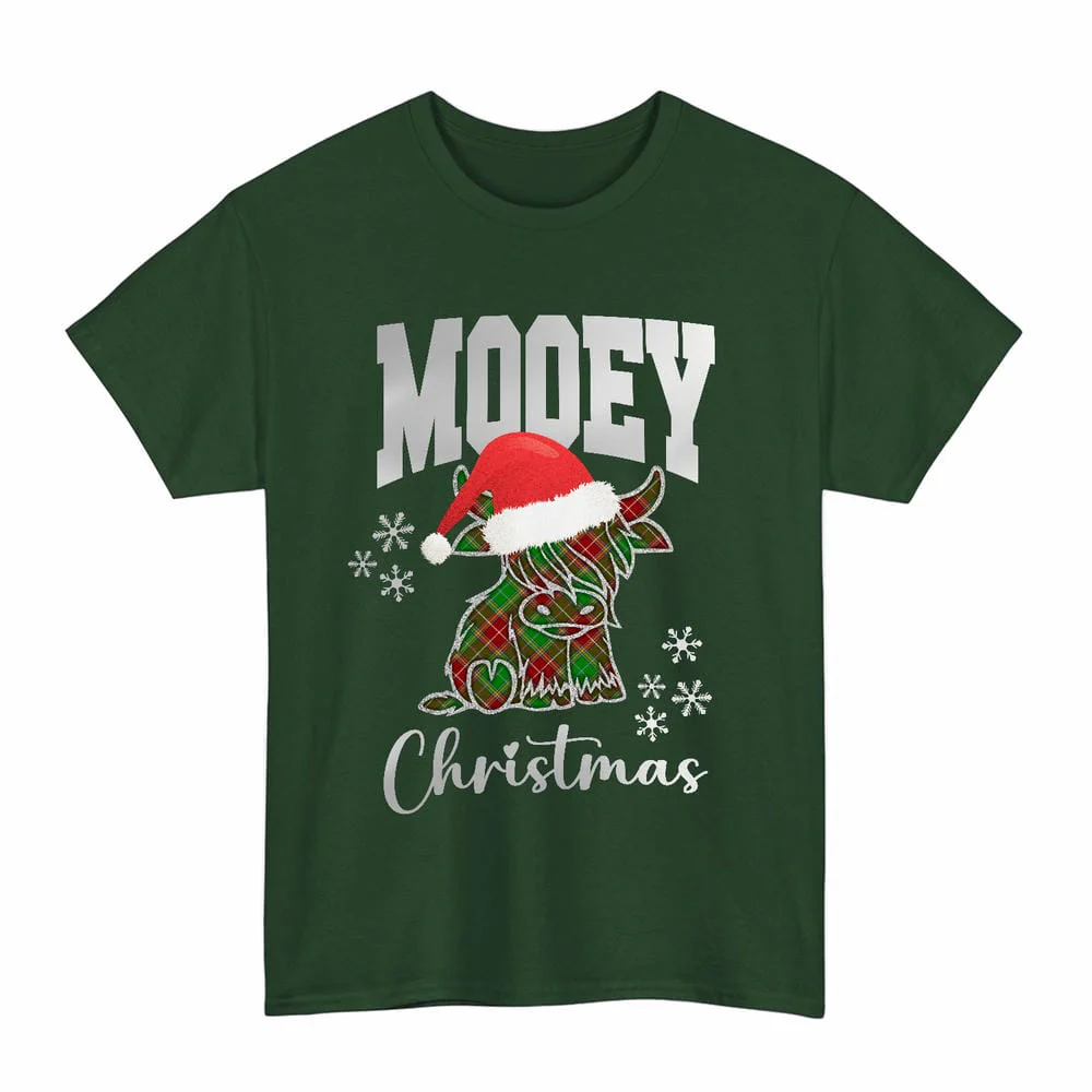 Scottish Baxter Modern Clan Tartan Unisex T-Shirt - Mooey Christmas - Image 6