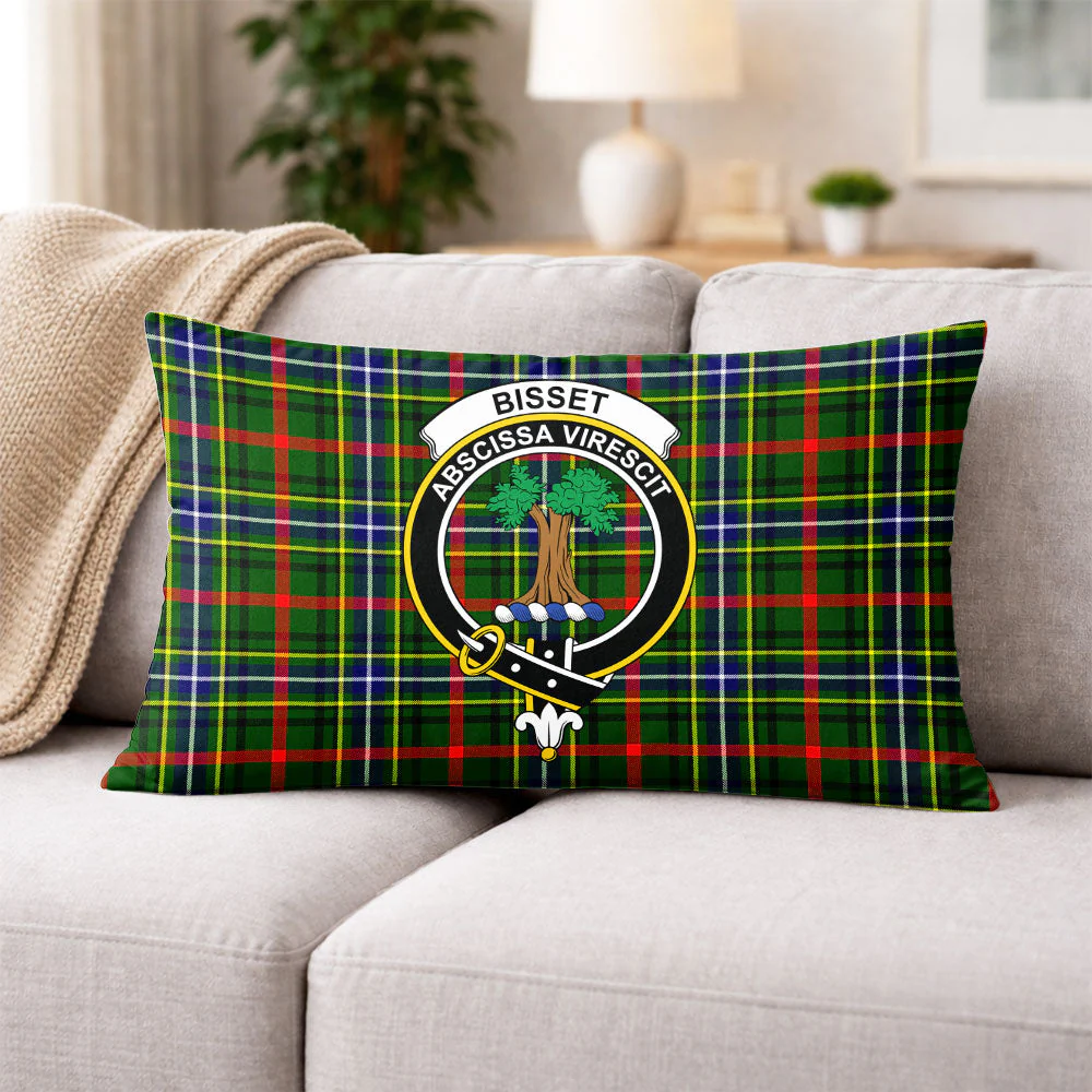 Scottish Bisset Clan Badge Tartan Pillow Case - Image 3