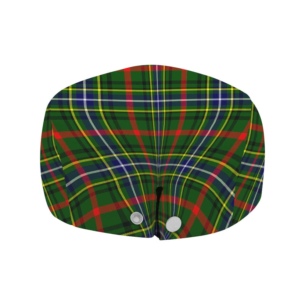 Scottish Bisset Clan Badge Tartan Flat Cap - Image 4