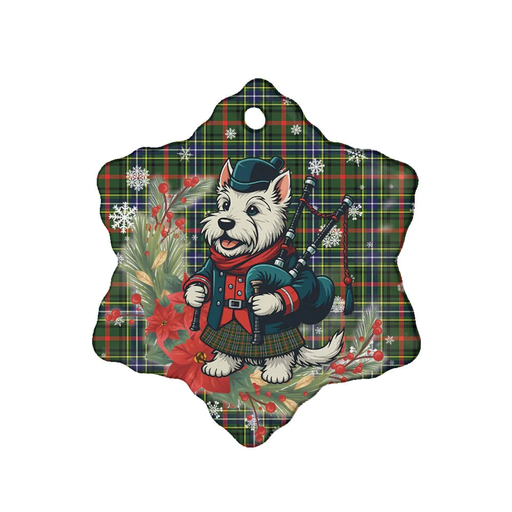 Scottish Bisset Tartan Ceramic Ornament Cute Scottish Terrier Dog - Image 6