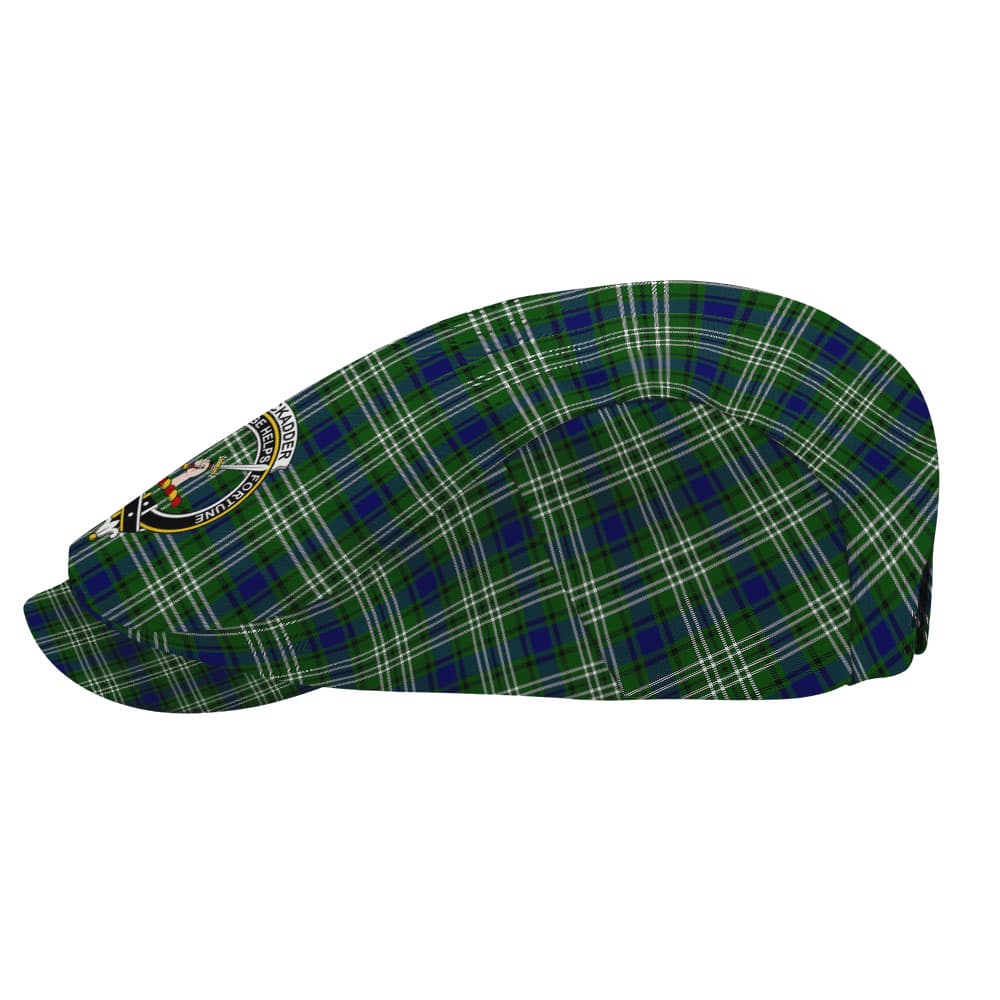 Scottish Blackadder Clan Badge Tartan Flat Cap - Image 3