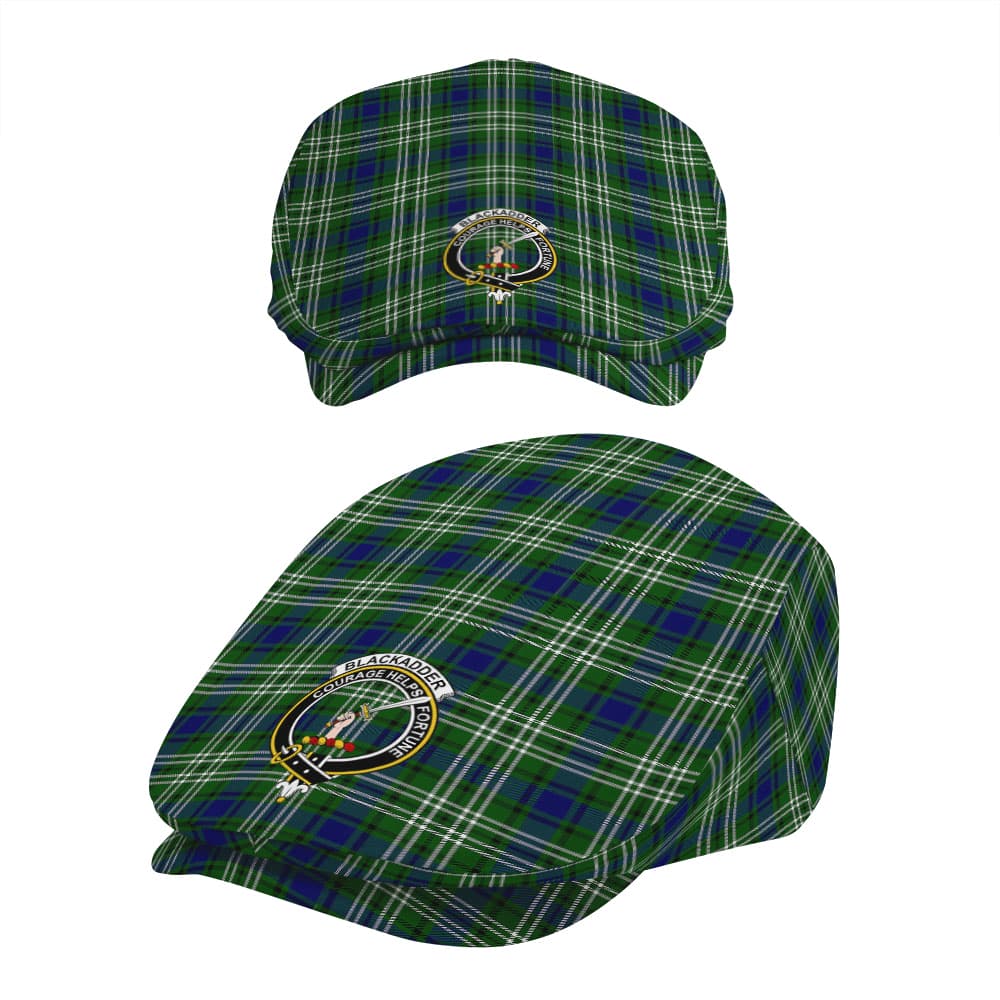 Scottish Blackadder Clan Badge Tartan Flat Cap - Image 5
