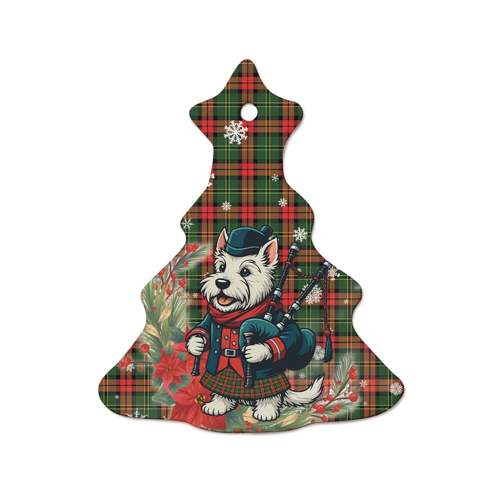 Scottish Blackstock Tartan Ceramic Ornament Cute Scottish Terrier Dog - Image 7