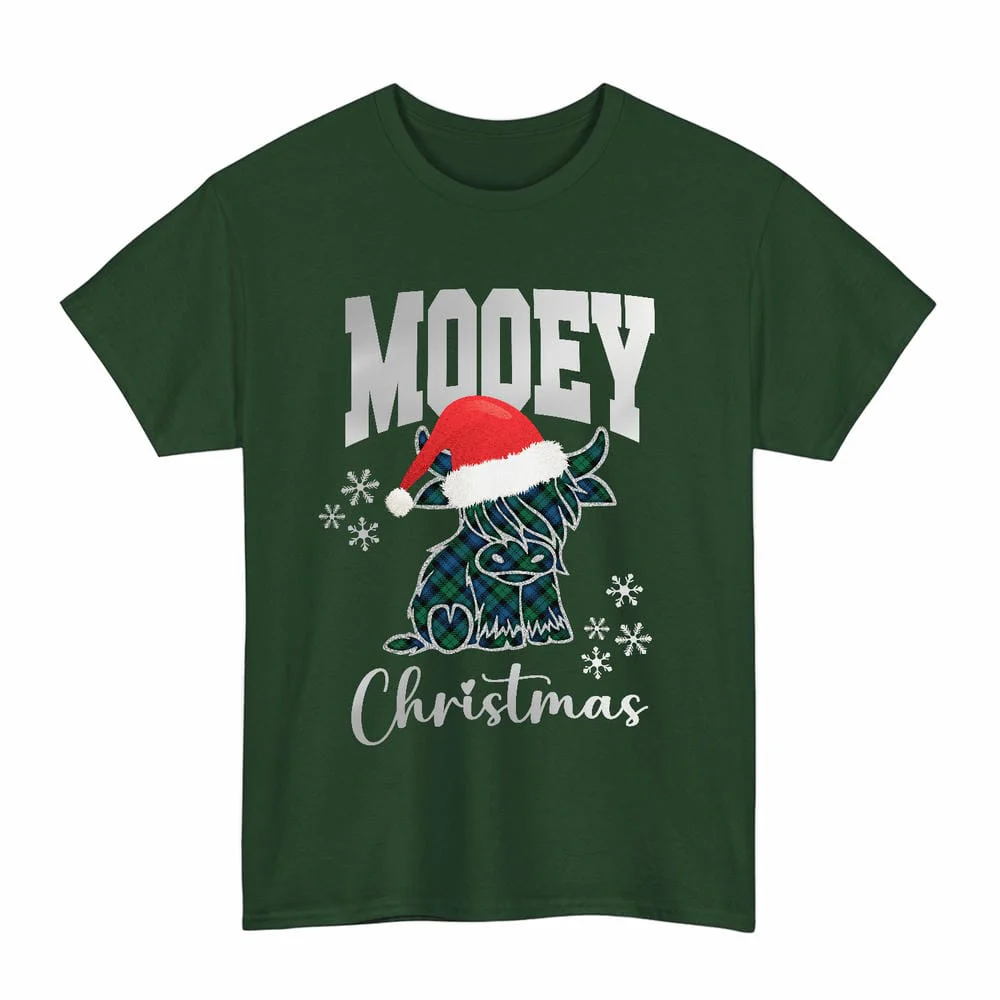 Scottish Blackwatch Ancient Clan Tartan Unisex T-Shirt - Mooey Christmas - Image 6