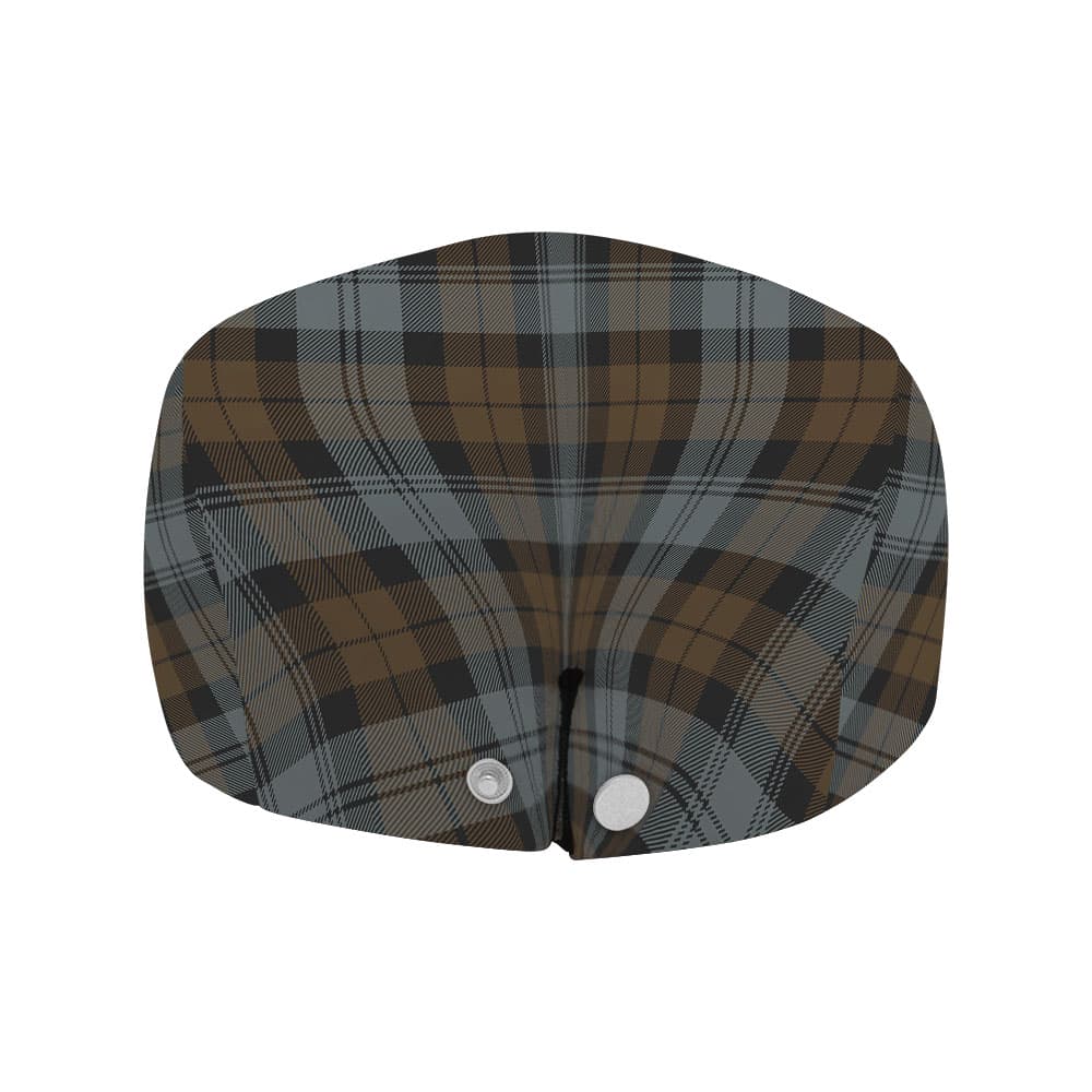 Scottish BlackWatch Weathered Tartan Flat Cap - Image 4