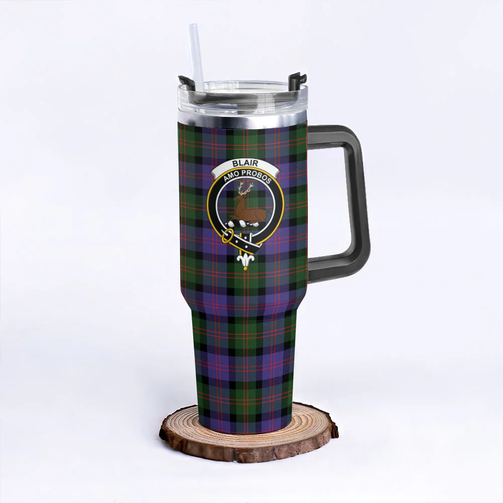 Scottish Blair Modern Clan Badge Tartan 40oz Tumbler - Image 3