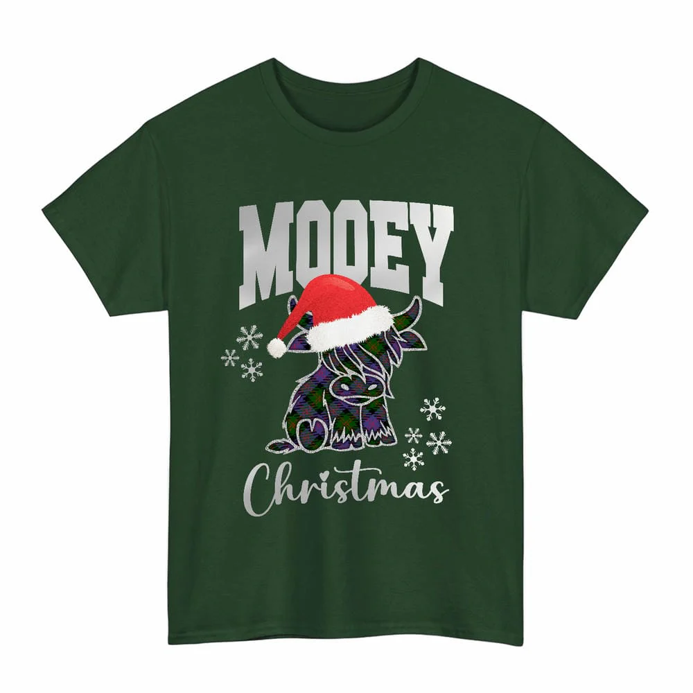 Scottish Blair Modern Clan Tartan Unisex T-Shirt - Mooey Christmas - Image 6