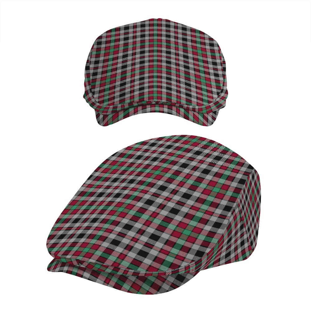 Scottish Borthwick Ancient Tartan Flat Cap - Image 5