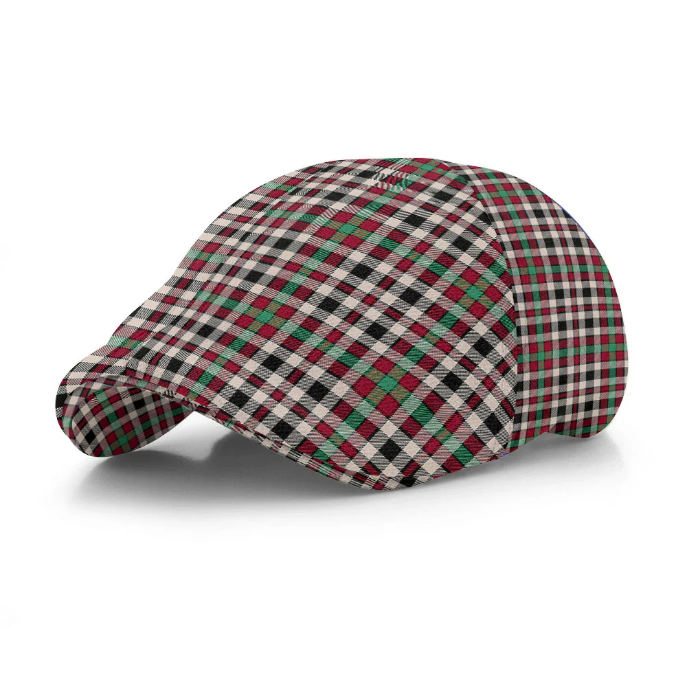 Scottish Borthwick Dress Ancient Clan Badge Tartan Ivy Cap