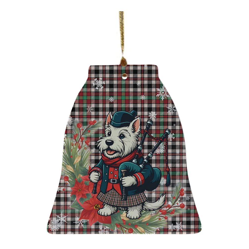 Scottish Borthwick Dress Ancient Tartan Ceramic Ornament Cute Scottish Terrier Dog - Image 4