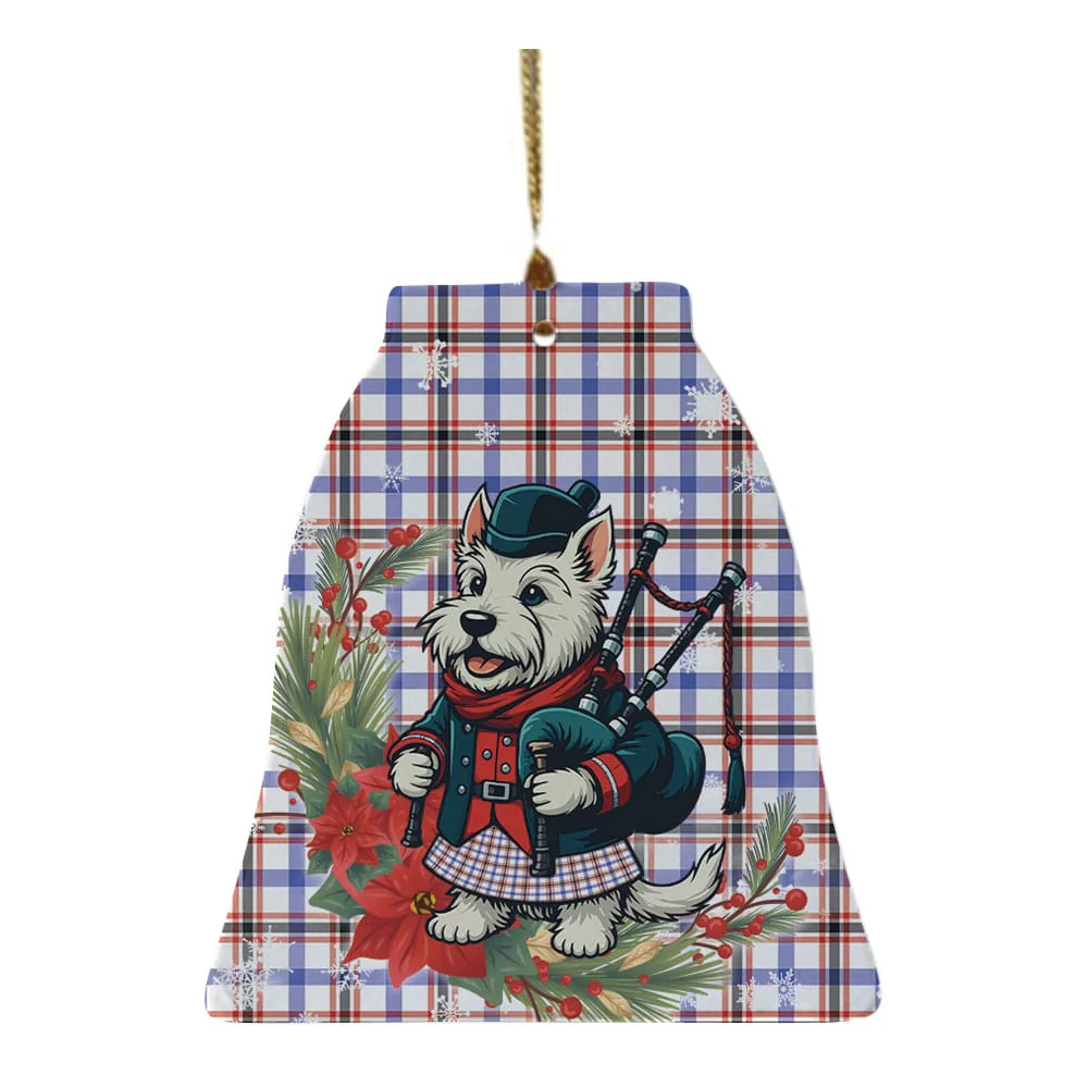 Scottish Boswell Modern Tartan Ceramic Ornament Cute Scottish Terrier Dog - Image 4