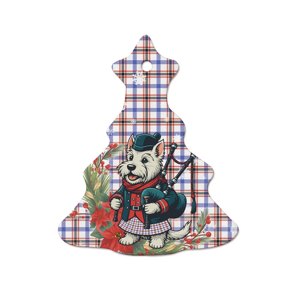Scottish Boswell Modern Tartan Ceramic Ornament Cute Scottish Terrier Dog - Image 7