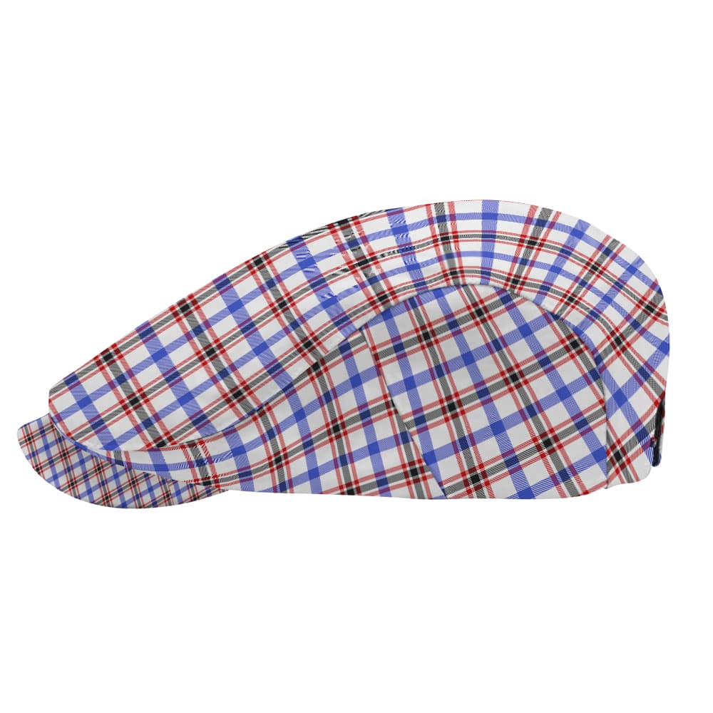 Scottish Boswell Modern Tartan Flat Cap - Image 3