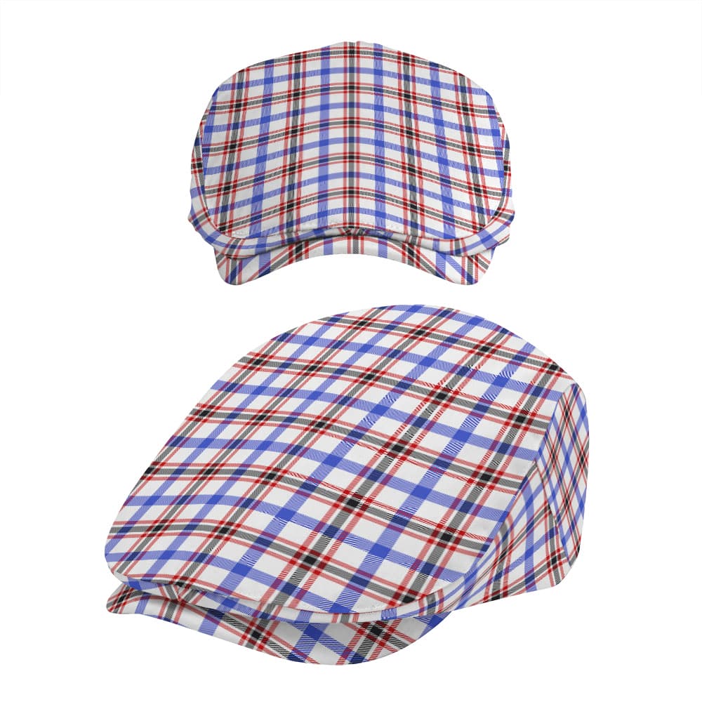 Scottish Boswell Modern Tartan Flat Cap - Image 5