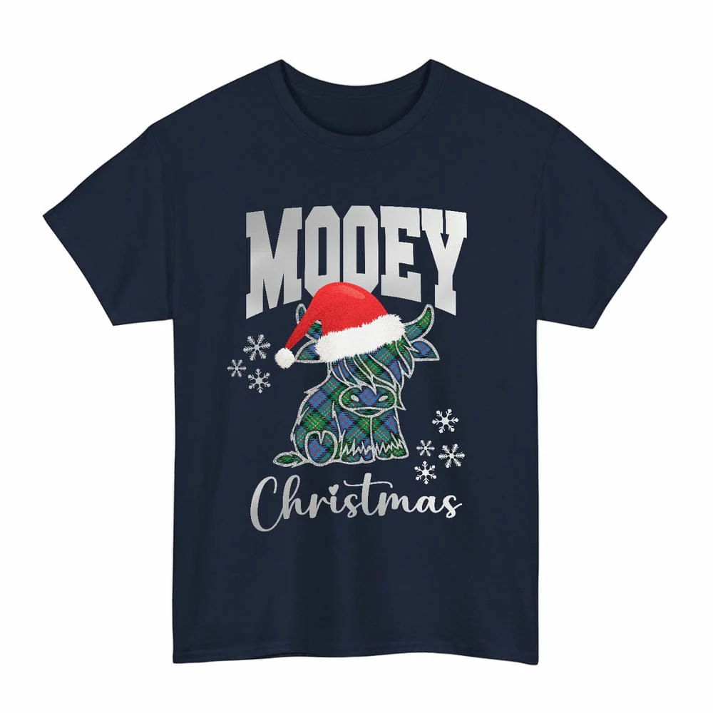 Scottish Bowie Ancient Clan Tartan Unisex T-Shirt - Mooey Christmas - Image 7
