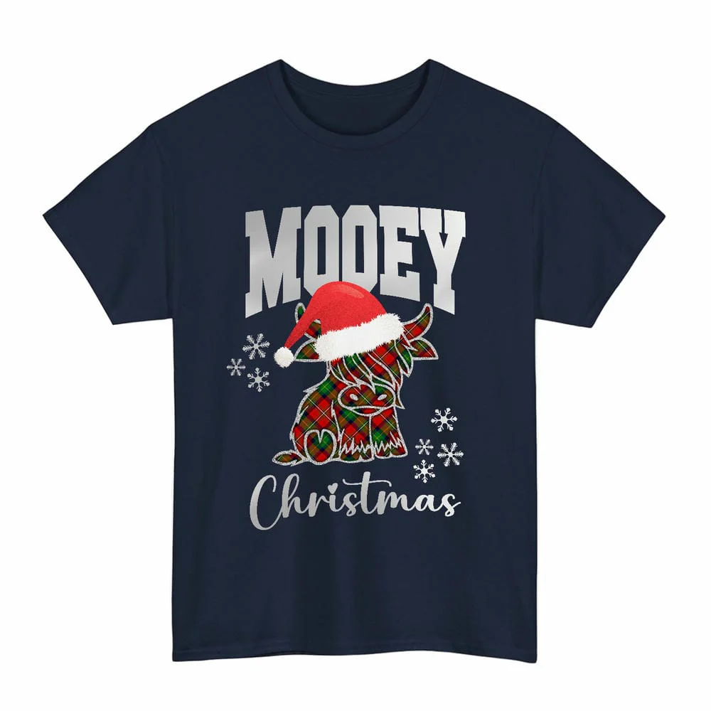 Scottish Boyd Modern Clan Tartan Unisex T-Shirt - Mooey Christmas - Image 7