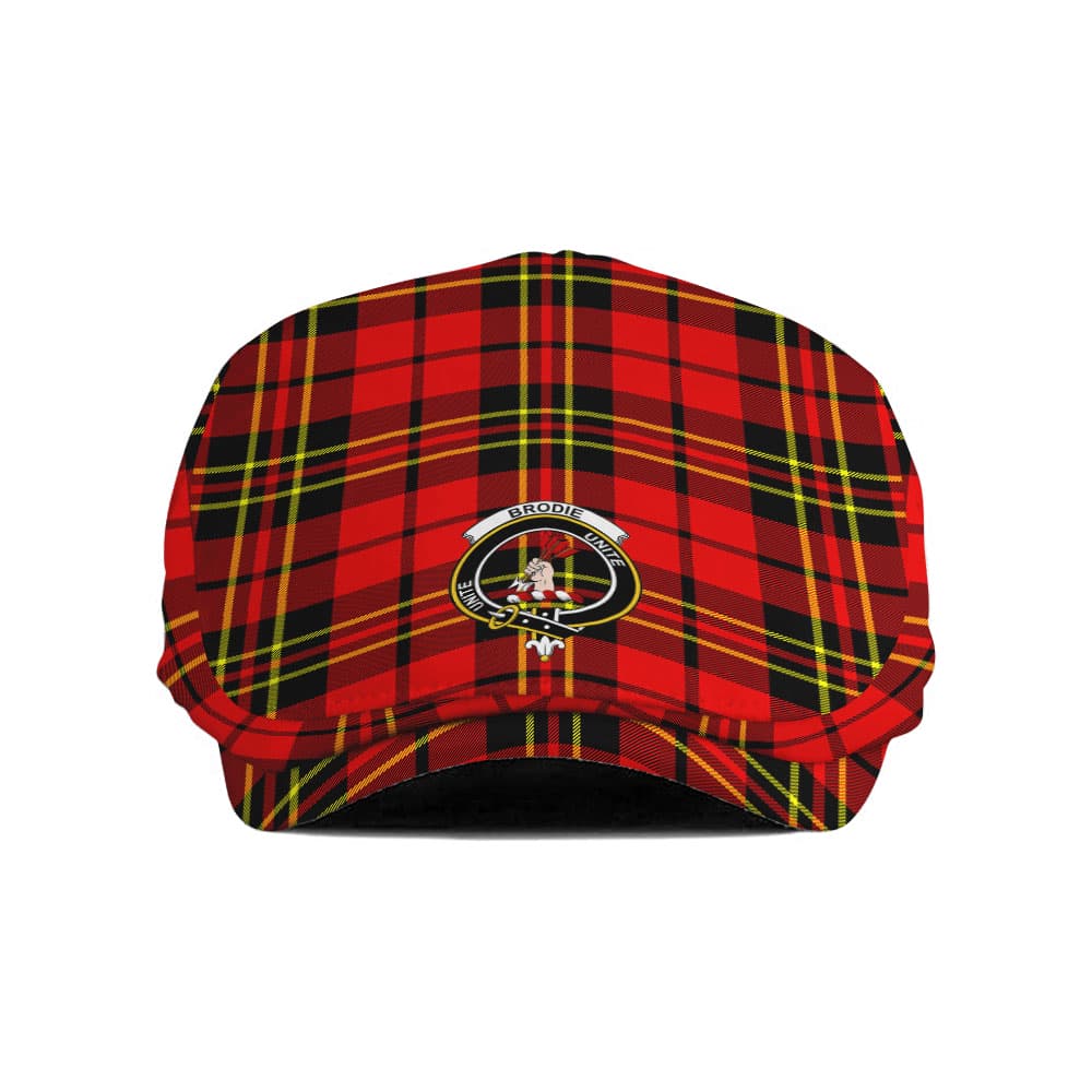 Scottish Brodie Clan Badge Tartan Flat Cap