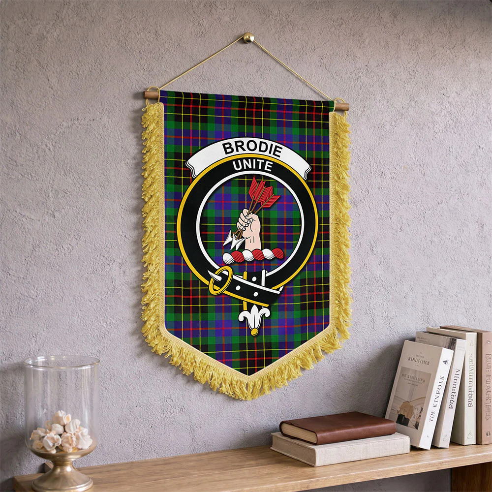 Scottish Brodie Hunting Modern Clan Badge Tartan Wall Hanging Banner - Image 2