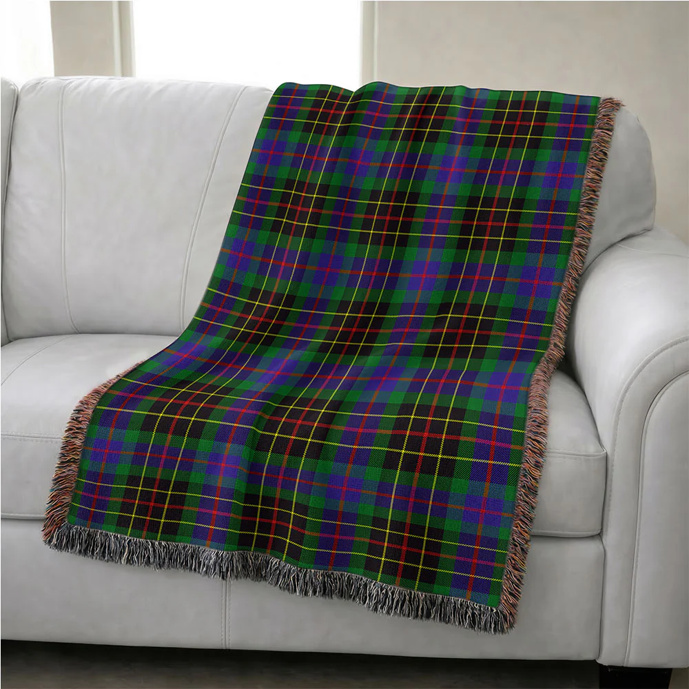 Scottish Brodie Hunting Modern Clan Badge Tartan Woven Blanket - Image 4