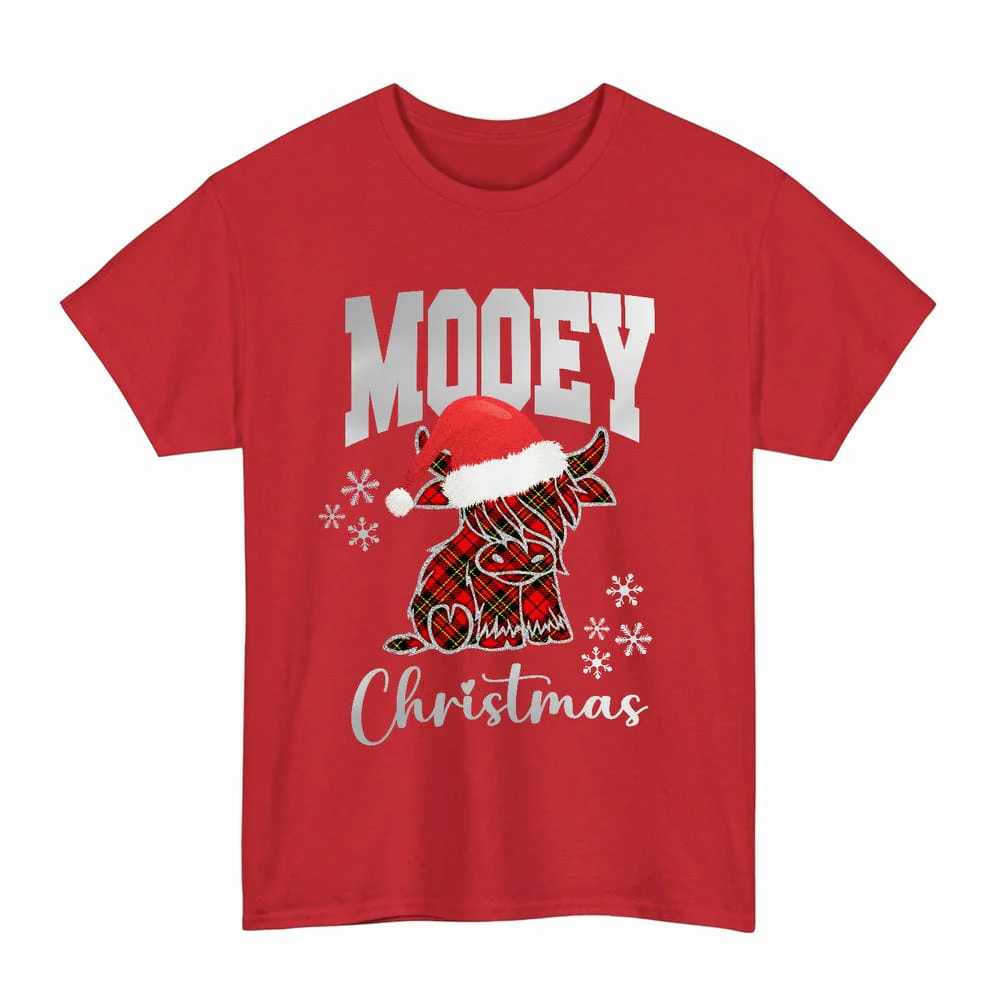 Scottish Brodie Modern Clan Tartan Unisex T-Shirt - Mooey Christmas - Image 3