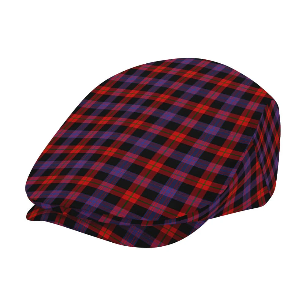 Scottish Brown Modern Tartan Flat Cap - Image 2