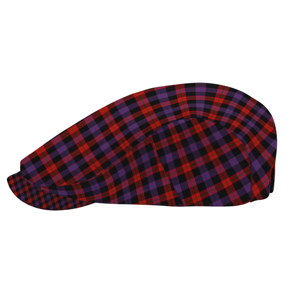 Scottish Brown Modern Tartan Flat Cap - Image 3