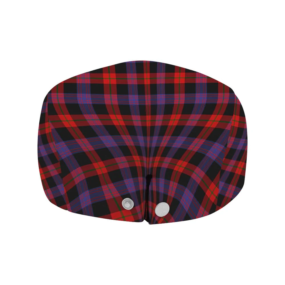 Scottish Brown Modern Tartan Flat Cap - Image 4