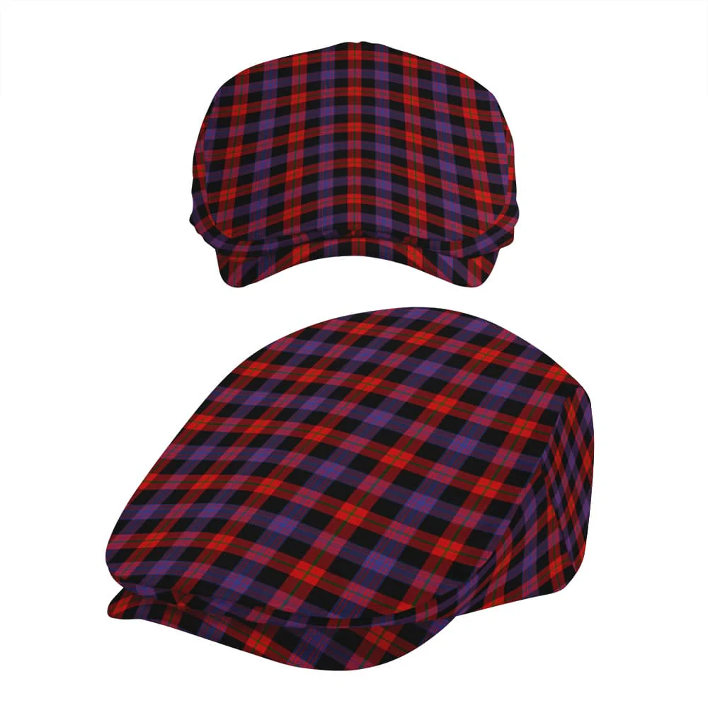 Scottish Brown Modern Tartan Flat Cap - Image 5